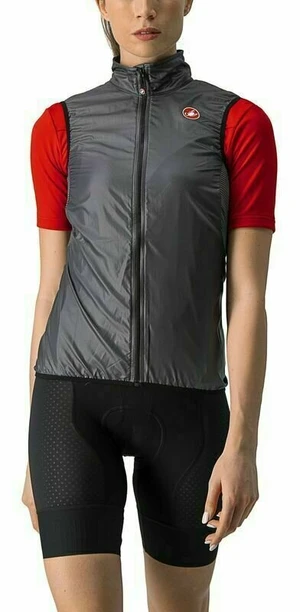 Castelli Aria W Vest Dark Gray L Vestă