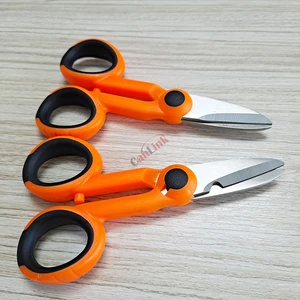 1-30pcs High quality Kevlar Scissors Shears Comfortable Fiber Pigtail Jumper Cutting Optic Tool for Optical Fiber cutting tool