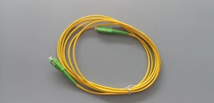 SC Fiber Optic Cable Jumper Optical Patch Cord Simplex Single-Mode 9/125 SC/APC-SC/APC 3M