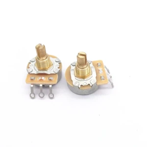 1 PCS Brass Split Shaft Potentiometer 450G 250K/500K Pot for Electric Guitar and Bass Tone Volume Parts