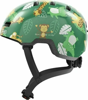 Abus Skurb Kid Green Jungle S Casco de bicicleta para niños