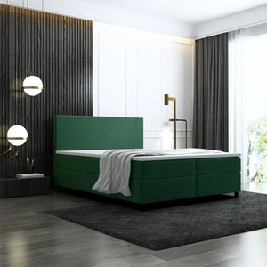 Box spring postel Bodie "2" 140x200 cm zelená