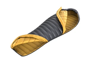 Lightweight down sleeping bag Hannah LOFT 250 ebony