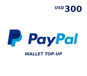 PayPal Wallet 300 USD Top Up