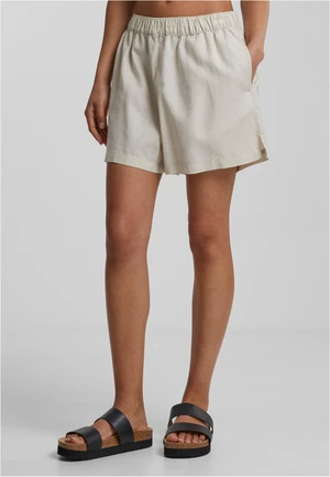 Women's Linen Shorts - Cream