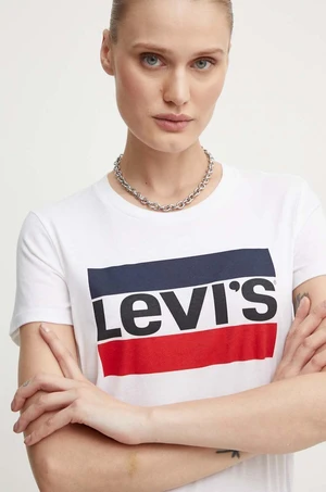 Top Levi's The Perfect Tee Sportswear 17369.0297-white