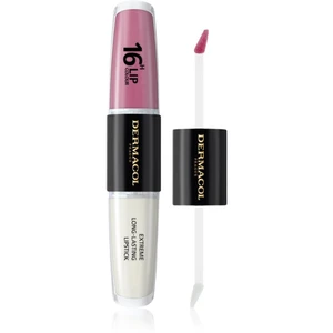 Dermacol 16H Lip Colour dlouhotrvající rtěnka a lesk na rty odstín 37 2x4 ml