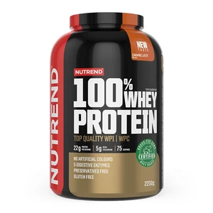 Práškový koncentrát Nutrend 100% WHEY Protein 2250g  karamelové latté