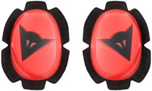 Dainese Pista Knee Slider Fluo Red/Black UNI Controles deslizantes