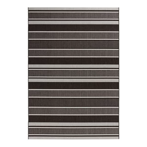 Czarny dywan odpowiedni na zewnątrz NORTHRUGS Strap, 80x150 cm