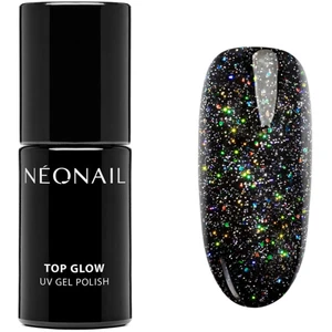 NEONAIL Top Glow gélový vrchný lak na nechty odtieň Multicolor Holo 7,2 ml