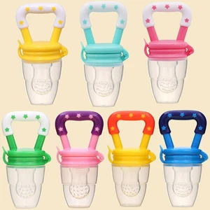 Fruit Feed Teat Bottles Pacifiers Feeding Teething Safe Supplies Baby Sillicon Nipple Fresh Food Milk Nibbler Feeder for Kids