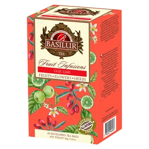 BASILUR Fruit goji & lime ovocný čaj 20 sáčků