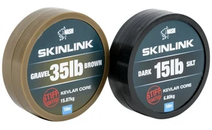 Nash návazcová šňůrka potahovaná skinlink stiff 10 m silt tmavá-průměr 20 lb / nosnost 9,07 kg