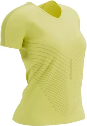 Compressport Performance SS Tshirt W Green Sheen L Laufshirt mit Kurzarm