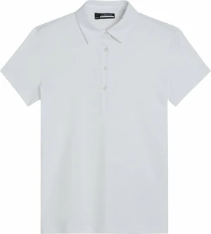 J.Lindeberg Henrietta Debossed White M Polo-Shirt