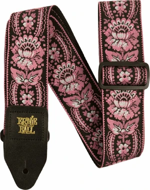 Ernie Ball Pink Orleans Jacquard Correa de guitarra textil Pink Orleans