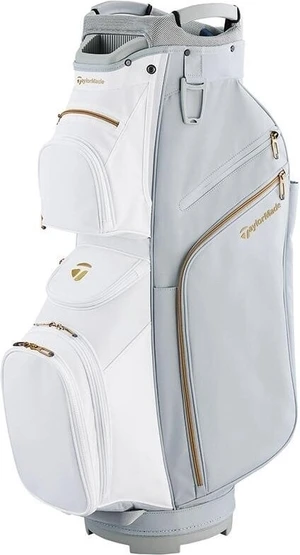 TaylorMade Kalea Gold Grey/White Cart Bag