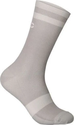 POC Lure MTB Sock Long Light Sandstone Beige/Moonstone Grey L Calcetines de ciclismo