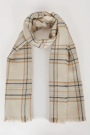 DEFACTO Women's Plaid Patterned Scarf