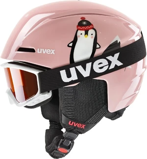 UVEX Viti Speedy Pro Set Pink Penguin 46-50 cm Casco da sci