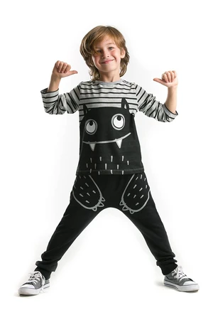 Denokids Real Monster Boys T-shirt Pants Suit