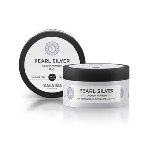 Maria Nila Jemná vyživujúca maska bez permanentných farebných pigmentov 0.20 Pearl Silver ( Colour Refresh Mask) 100 ml