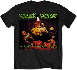 Marilyn Manson Tričko Mens American Family Black M