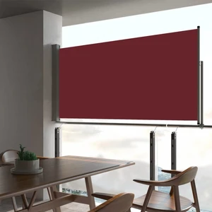 Zatahovací boční markýza 80x300 cm Dekorhome Červená