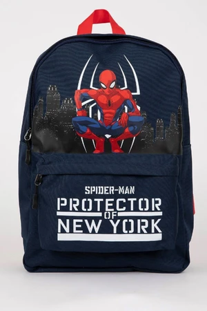 DEFACTO Boys Marvel Spiderman Oxford School Backpack