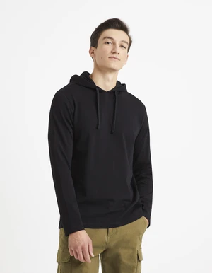 Celio tričko Vehoodie s kapucňou - Muži