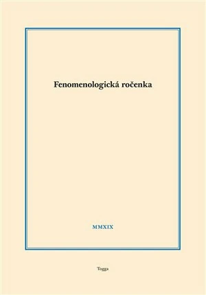 Fenomenologická ročenka 2019 - Aleš Novák