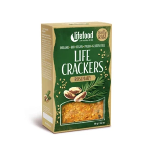 LIFEFOOD Life crackers rozmarýnové RAW BIO 90 g