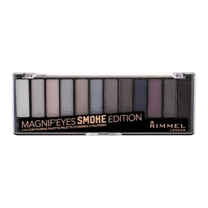 Rimmel London Magnif´Eyes Contouring Palette 14,16 g očný tieň pre ženy 003 Smoke Edition