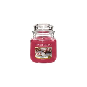 Vonná sviečka Yankee Candle Frosty Gingerbread, doba horenia 65 h