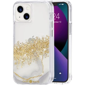 Case-Mate Karat Marble Case zadný kryt na mobil Apple IPhone 13 Mini priehľadná, zlatá