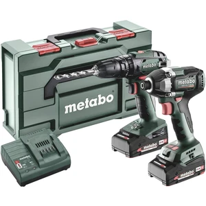 Metabo Combo-Set SB 18 + SSD 18 LT 200 BL -aku príklepová vŕtačka, aku rázový uťahovač  + akumulátor, vr. nabíjačky