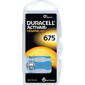 Duracell Activair 675 Batérie do načúvacích ZA 675 zinkovo-vzduchová 630 mAh 1.45 V 6 ks