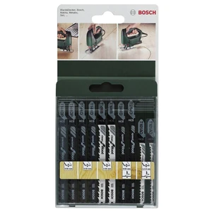 Bosch Accessories 2609256744 10-dielov. Sada listov priamočiarej píly T-hriadeľ T 144 D (2x); T 244 D (2x); T 101 B (2x)