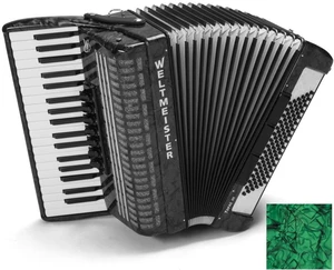 Weltmeister Topas 37/96/III/7/3 Verde Acordeon cu clape