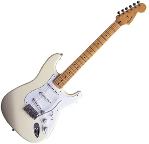 Fender Jimmie Vaughan Tex Mex Strat MN Olympic White Chitară electrică