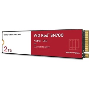 SSD Western Digital RED SN700 2TB (WDS200T1R0C) SSD • rozhraní PCIe Gen 3, NVMe • formát M.2 2280 • kapacita 2 000 GB • sekvenční čtení až 3 400 MB/s 