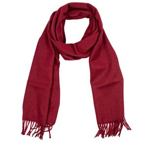 Joshua Ellis 1767 Kašmírový šál Joshua Ellis Plain Classic Scarf - Wine