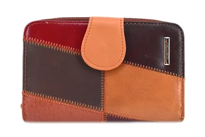 Dámská kožená peněženka z pravé kůže - vícebarevná 5