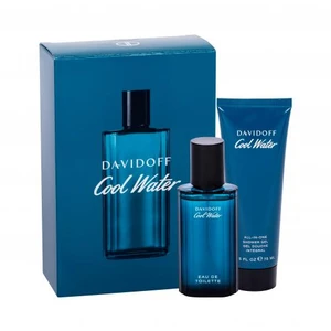 Davidoff Cool Water darčeková kazeta toaletná voda 40 ml + sprchovací gél 75 ml pre mužov