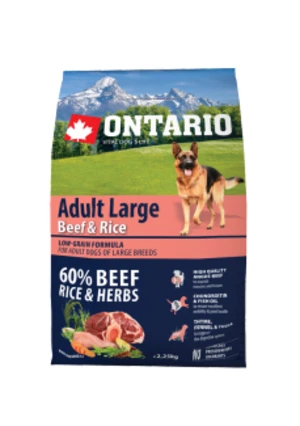 Ontario Adult Large Beef & Rice 2,25 kg