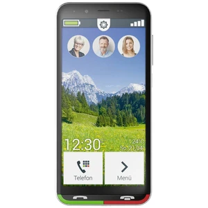 Emporia SUPEREASY smartfón pre seniorov Dual SIM 32 GB 12.6 cm (4.95 palca) čierna/strieborná Android ™ 10