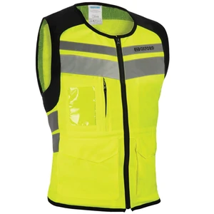 Reflexní vesta Oxford Utility Bright Top  S  žlutá fluo/šedá reflexní/černá