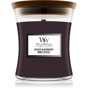 Woodwick Spiced Blackberry vonná sviečka s dreveným knotom 275 g