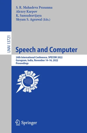 Speech and Computer